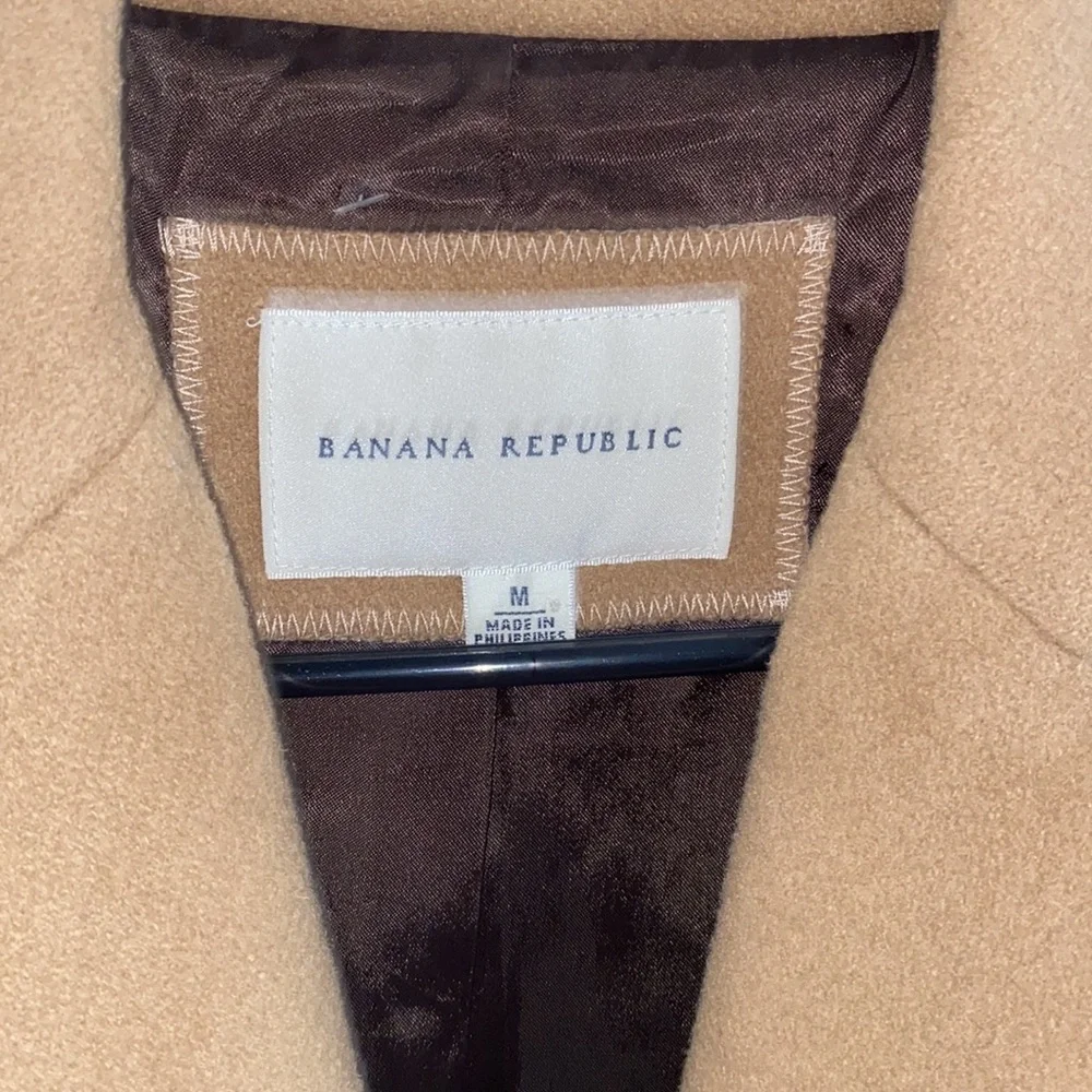 Banana Republic Camel Blazer Coat - Picture 2 of 3
